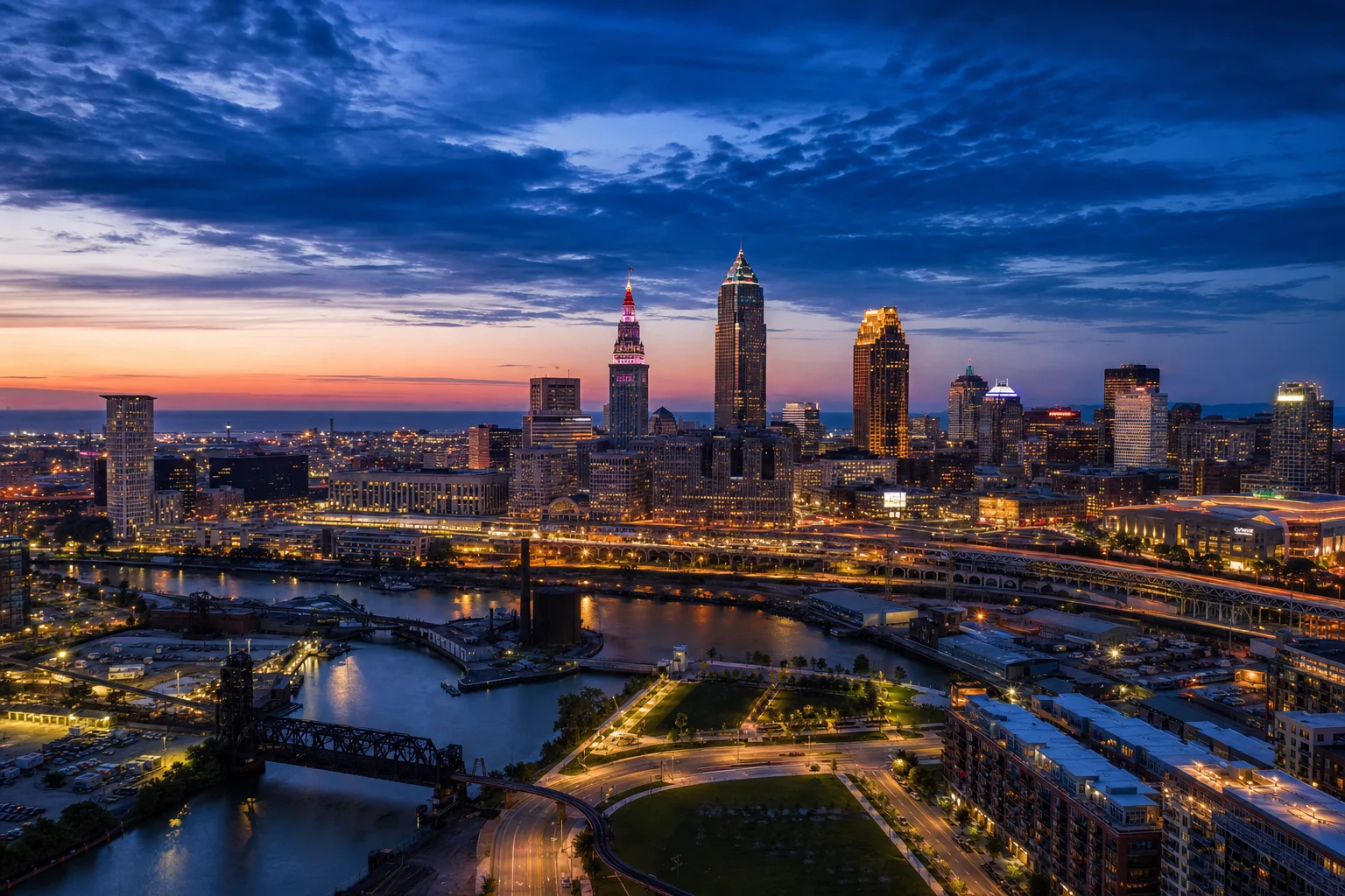 Northeast Ohio skyline