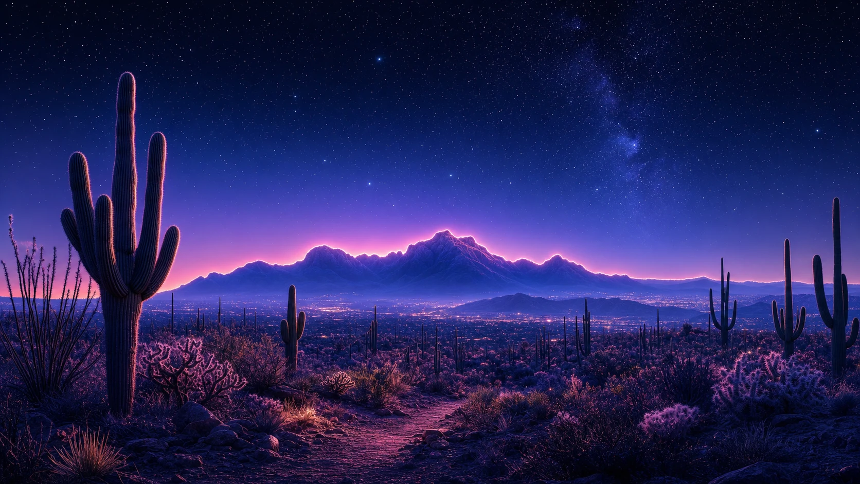 Southern Arizona desert landscape near the border region