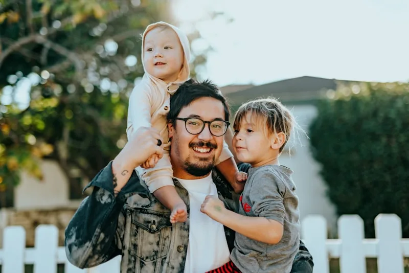 Family feeling safe and secure in their home