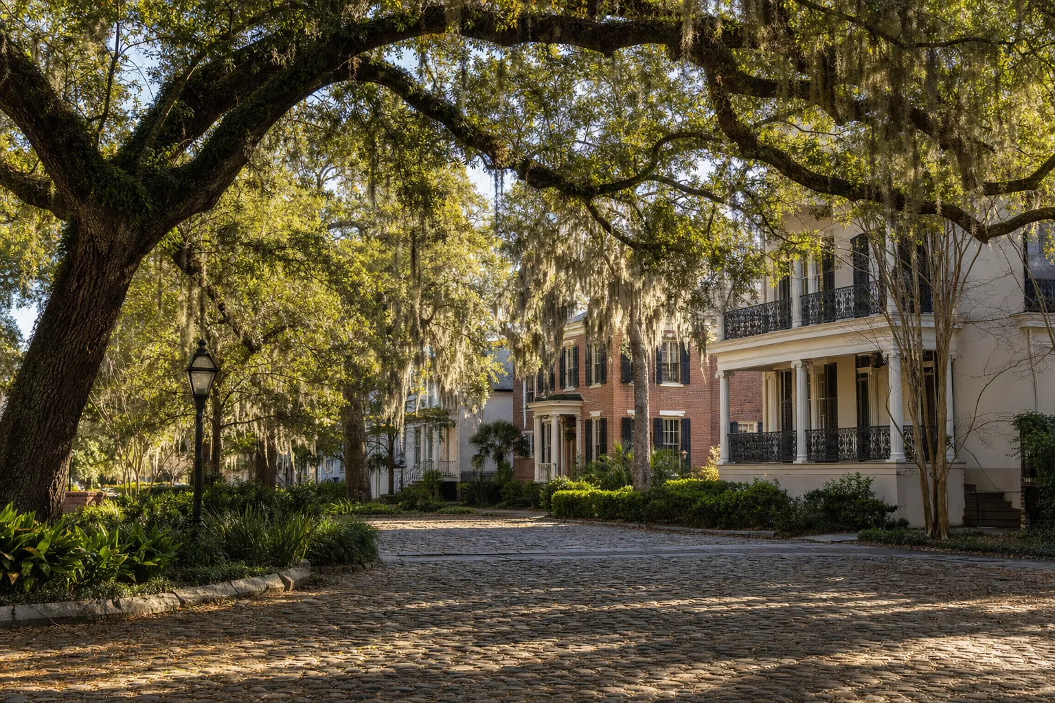 Savannah, Georgia riverfront